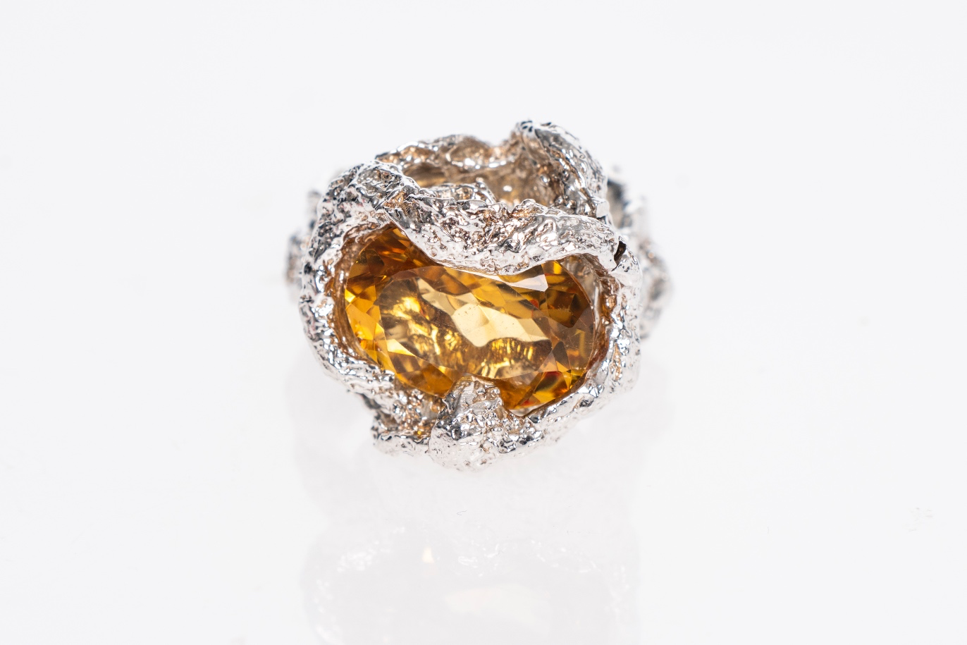 'Soft Tangle' with Imperial Topaz Ring
