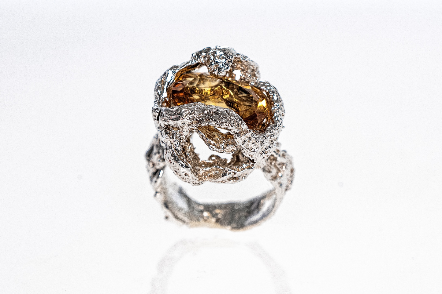 'Soft Tangle' with Imperial Topaz Ring