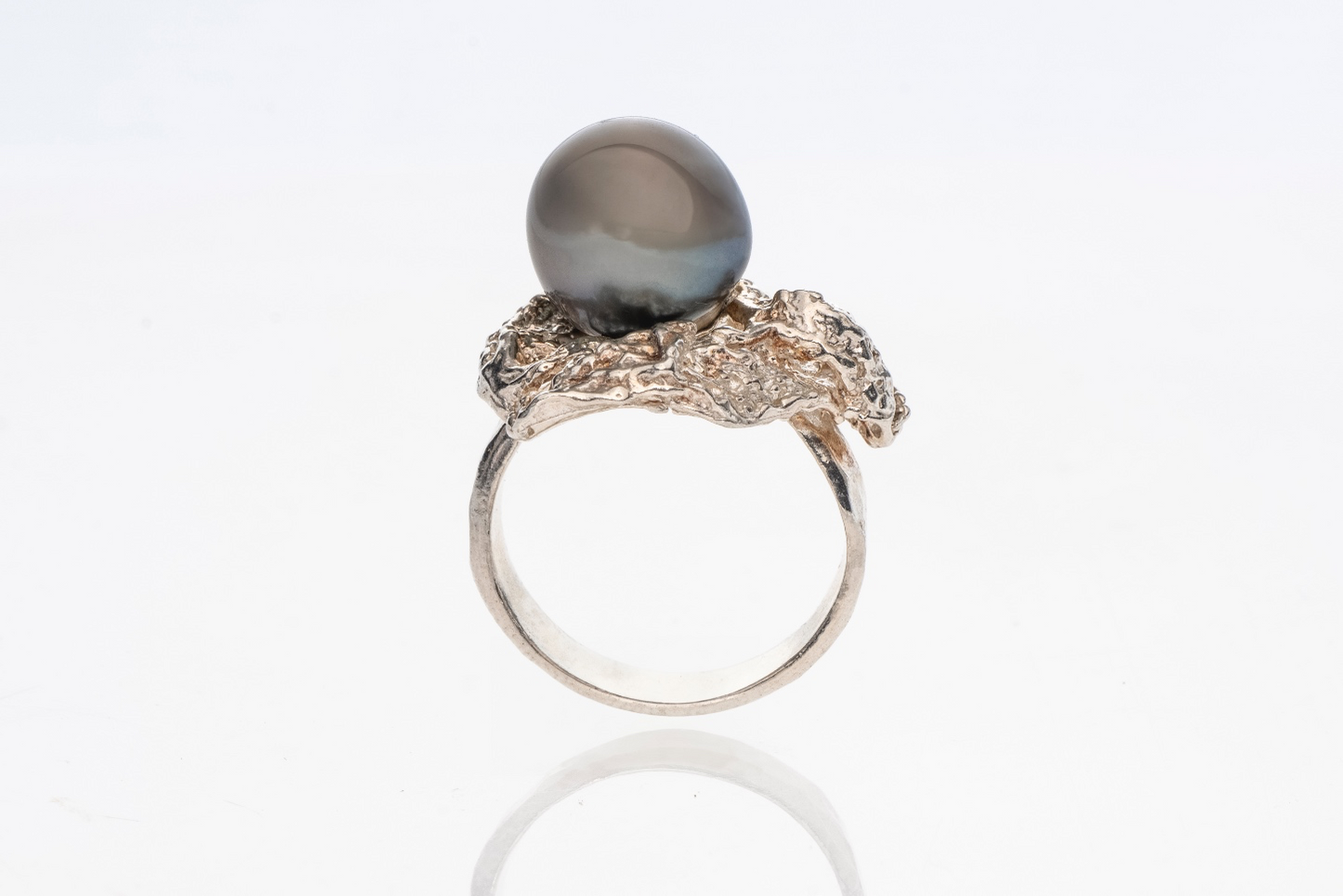 Anello "Torchon con Perla Tahiti "