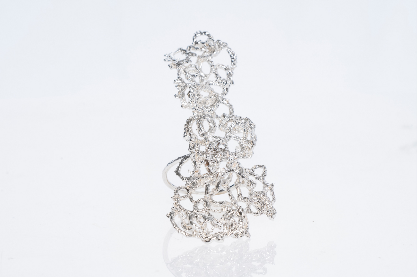 'Silver ribbon' Ring