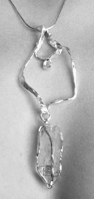 'Droplet and Frost' Pendant