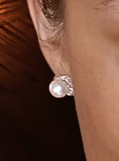 'Corrasi' Pearls and Rocks Earrings